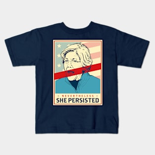 Nevertheless She Persisted Kids T-Shirt